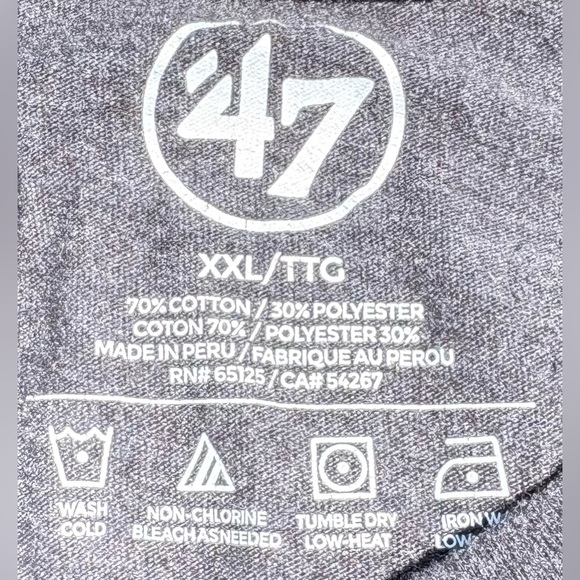 Philadelphia Flyers NHL T-Shirt by 47 Brand Size XXL EUC - Picture 2 of 2